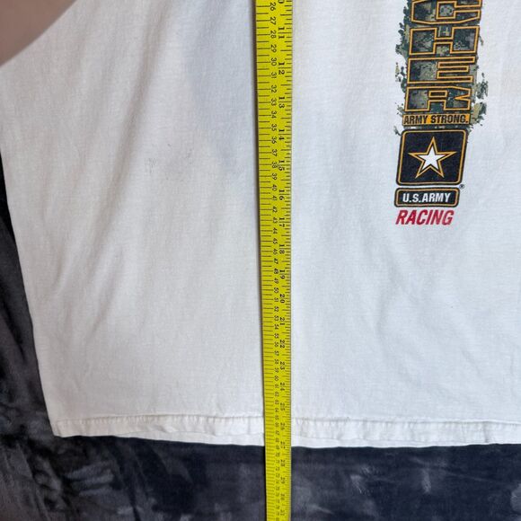 Vintage Y2K Tony Schumacher U.S Army Racing Signed Short Sleeve Graphic Shirt L - Picture 4 of 7